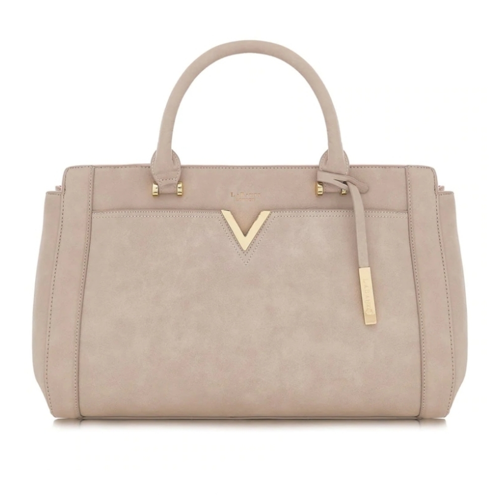 LaBante London -vegan Leather laptop bag in Grey